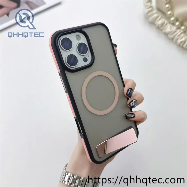 circular magnetic case with oblique straight bracket