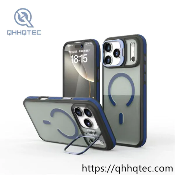 two colors ant slip phone magnetic case (复制)