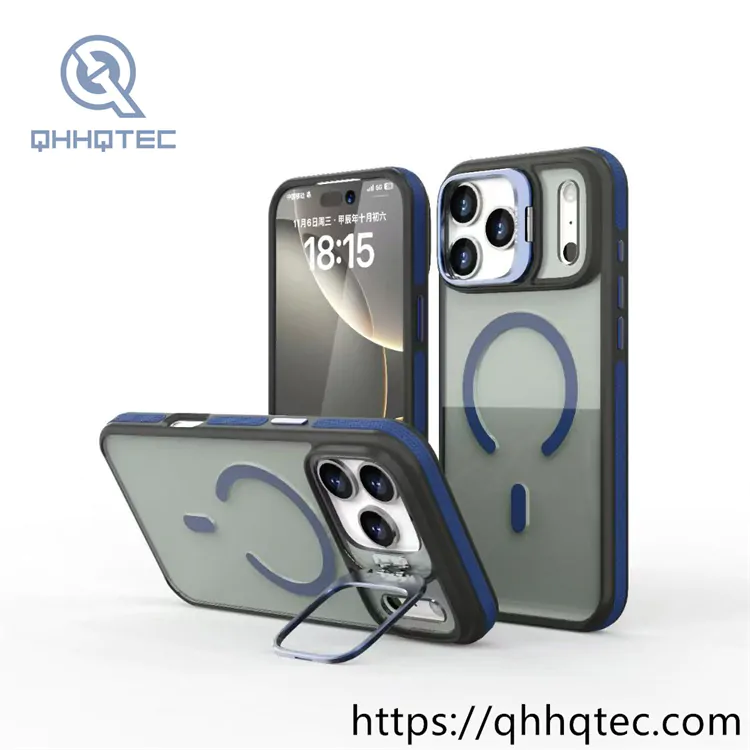 two colors ant slip phone magnetic case (复制)