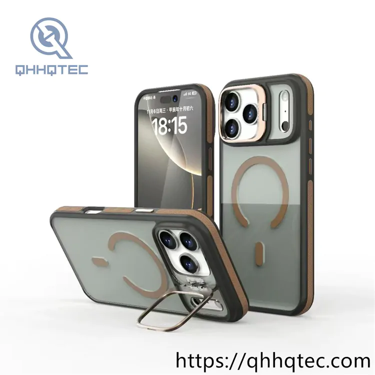 two colors ant slip phone magnetic case (复制)