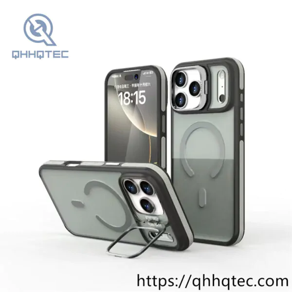 two colors ant slip phone magnetic case (复制)