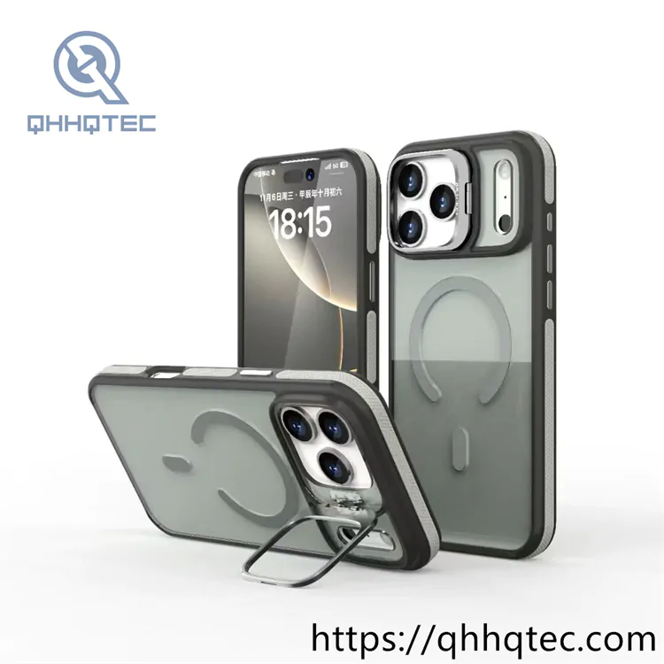 two colors ant slip phone magnetic case (复制)
