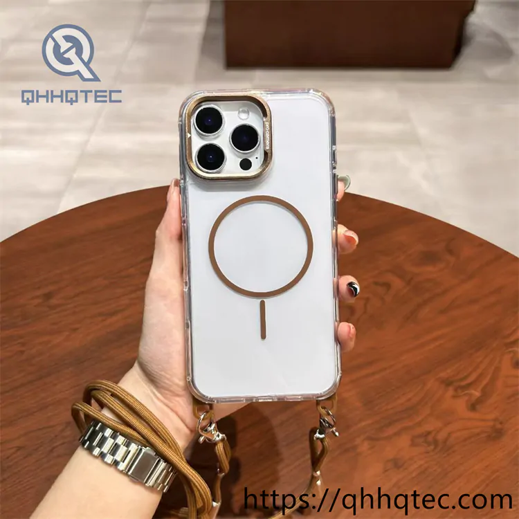 metal lens holder transparent magnetic case