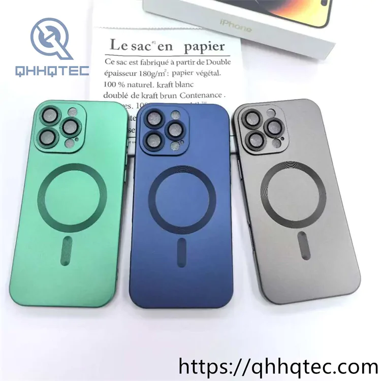 cd texture metallic paint magnetic phone case