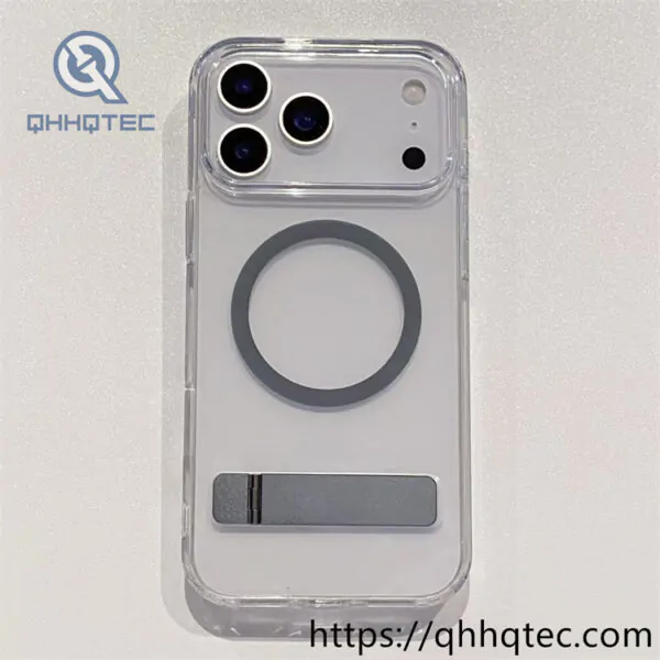acrylic phone case with straight bracket