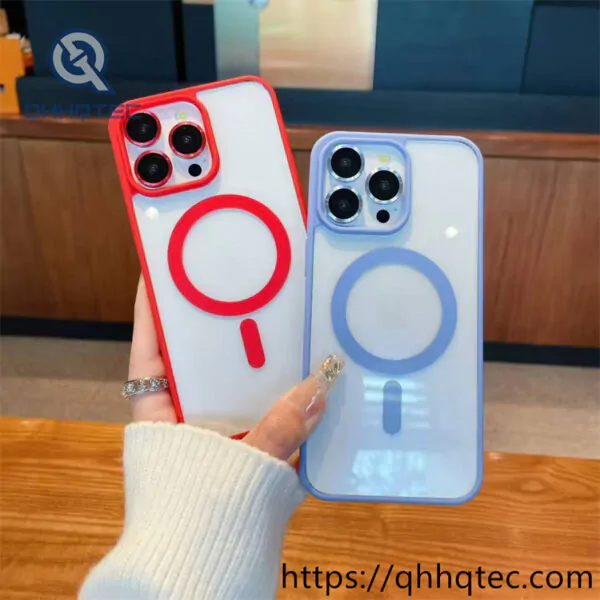 multicolor magnetic acrylic phone case