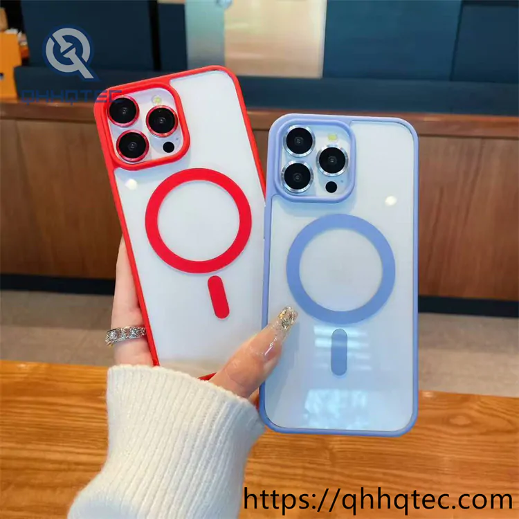multicolor magnetic acrylic phone case