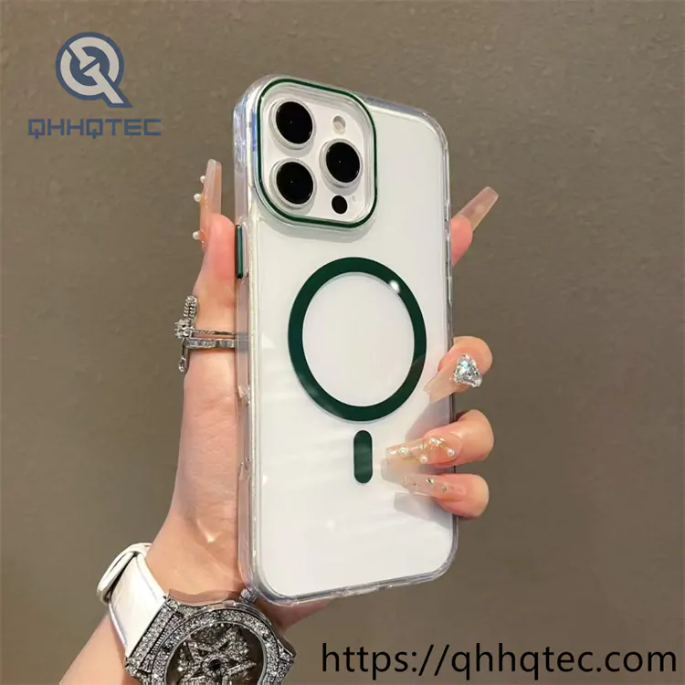 transparent color camera iphone 14 pro mag safe case