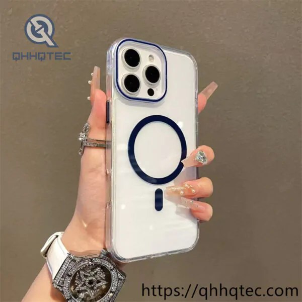 transparent color camera iphone 14 pro mag safe case