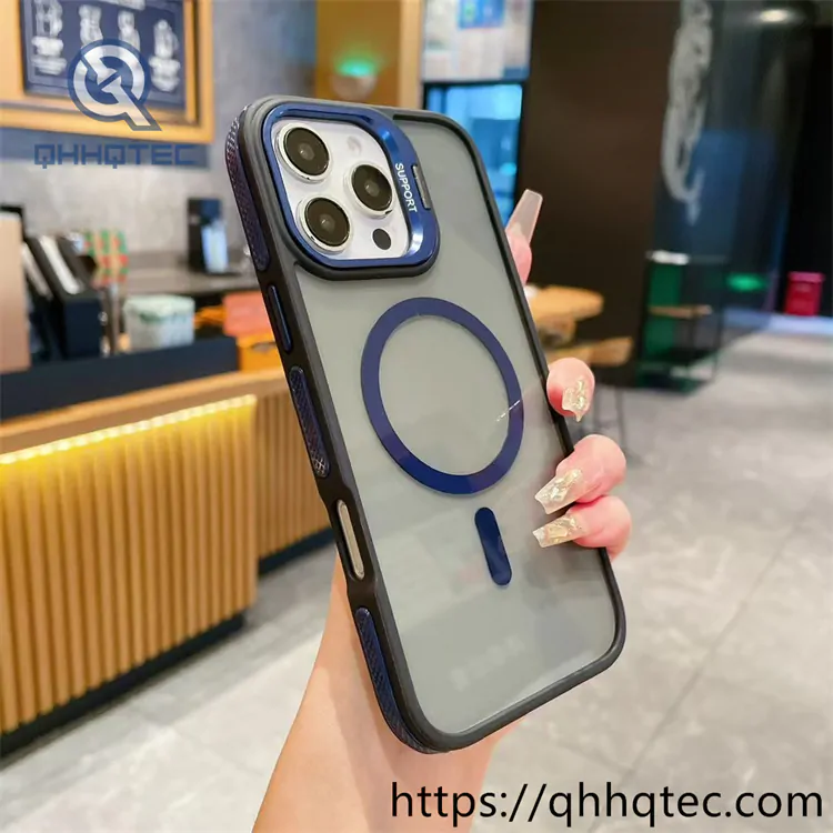 double color anti slip magsafe matte case for iphone 14 pro max