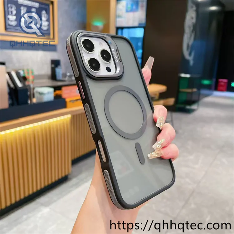 double color anti slip magsafe matte case for iphone 14 pro max