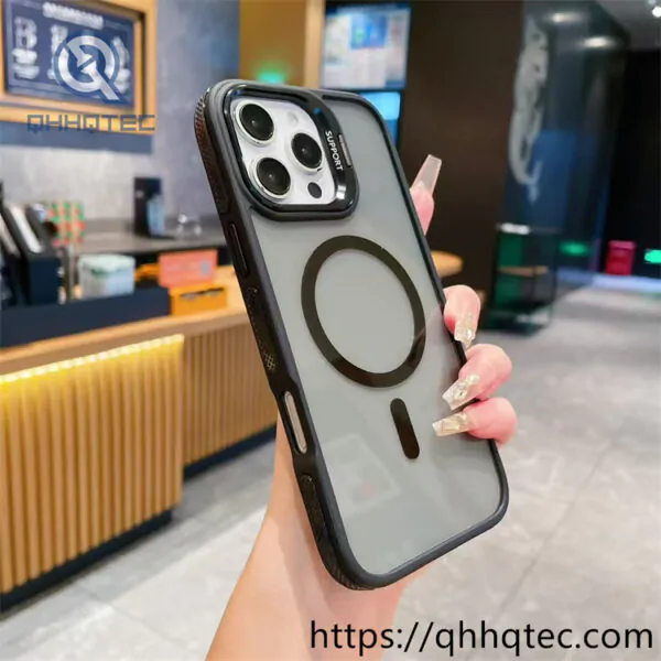 double color anti slip magsafe matte case for iphone 14 pro max