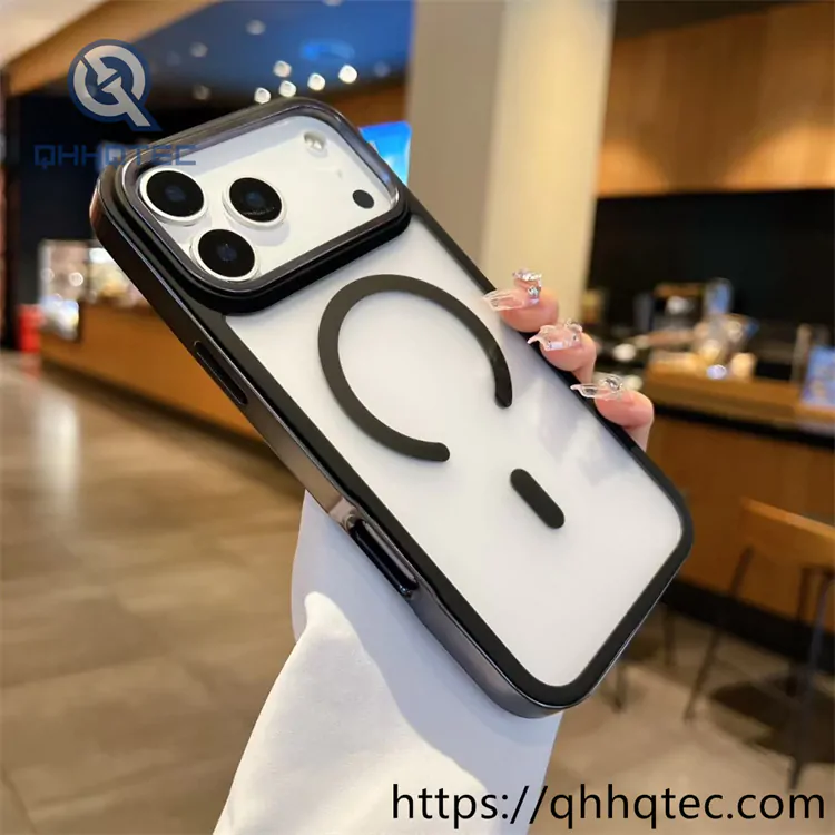 smooth acrylic magnetic metal phone case (复制)