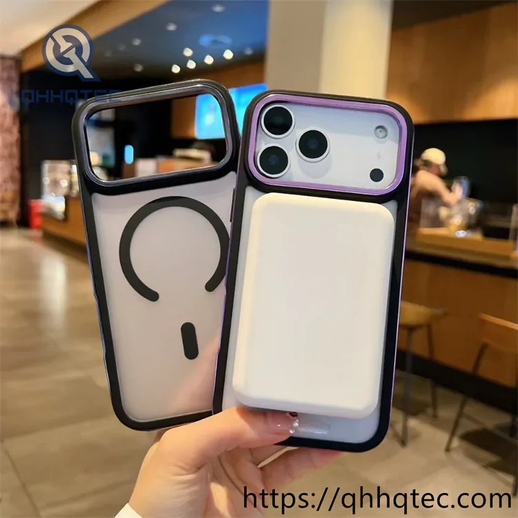 smooth acrylic magnetic metal phone case (复制)