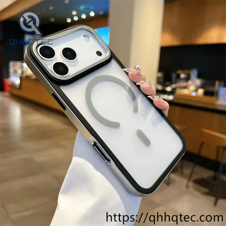 smooth acrylic magnetic metal phone case (复制)