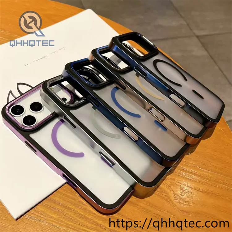 smooth acrylic magnetic metal phone case (复制)