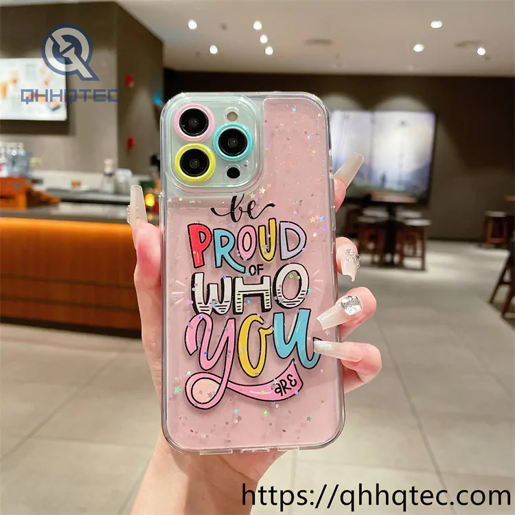 pro camera women design glitter case