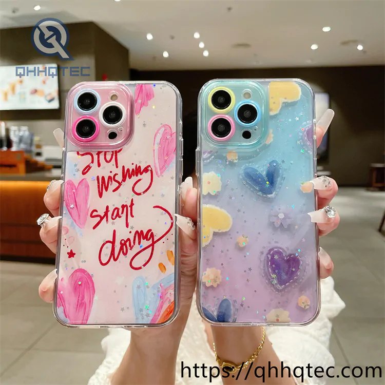 pro camera women design glitter case
