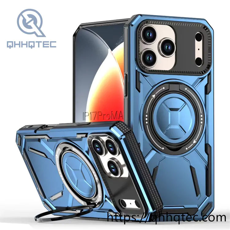 360 rotatable stand popsocked second generation golden armor case