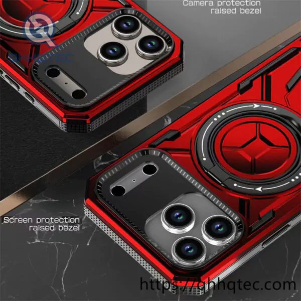 360 rotatable stand popsocked second generation golden armor case