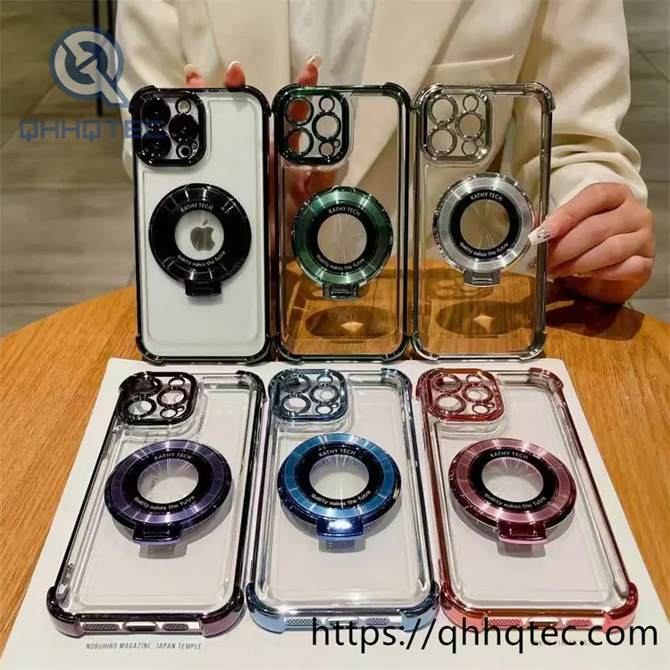 glitter transparent anti drop iphone case