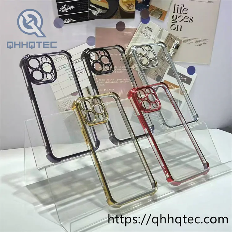 glitter transparent anti drop iphone case