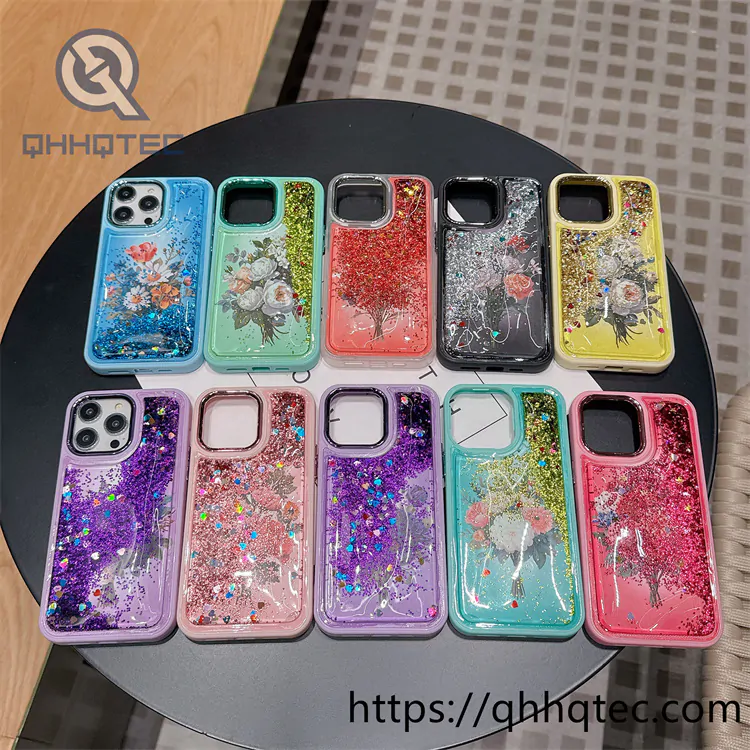 quicksand sequin flow 2 in 1 flower case