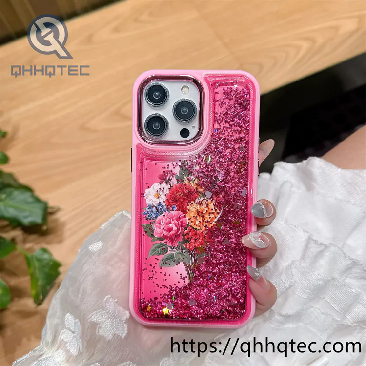 quicksand sequin flow 2 in 1 flower case