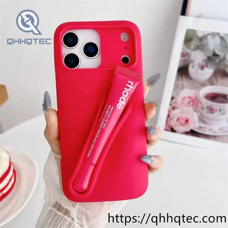 rhode lipstick silicone case with package
