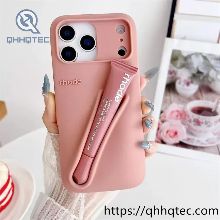 rhode lipstick silicone case with package
