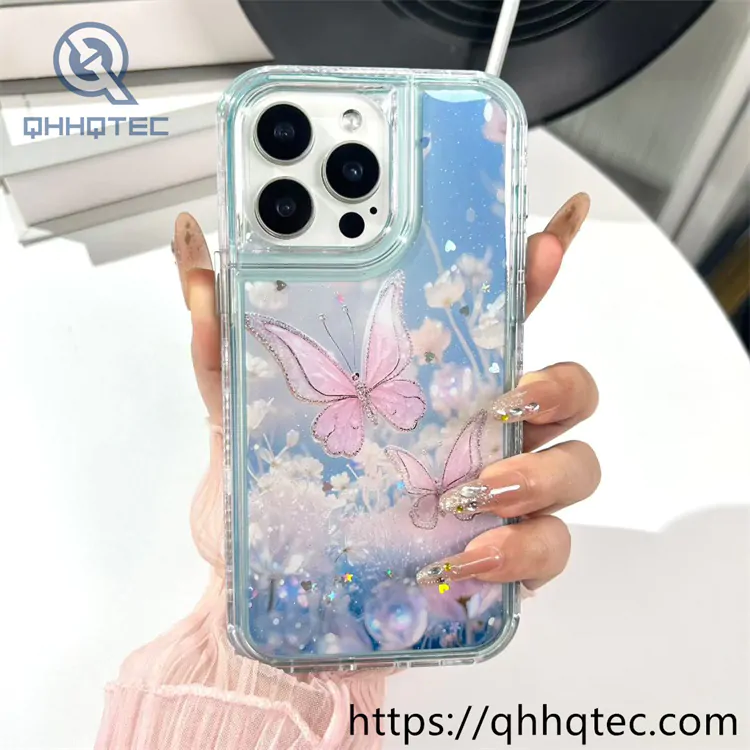 colors girl style flowers 3 in 1 case