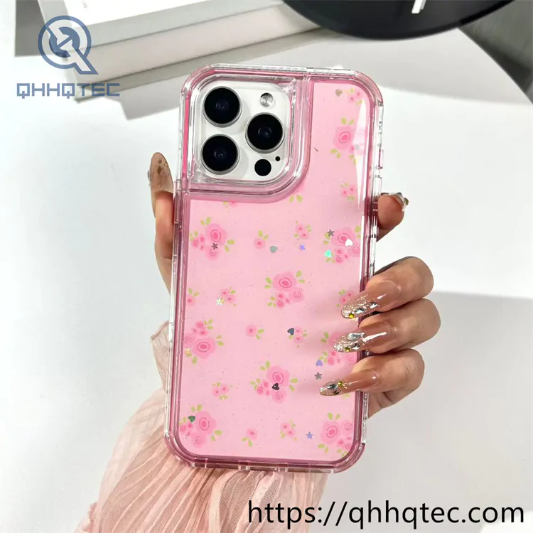 colors girl style flowers 3 in 1 case