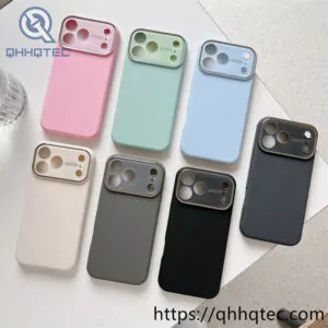 large windows iphone 17 serie silicone case