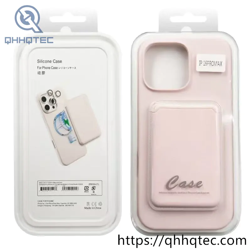 liquid silicone magnetic case card bag