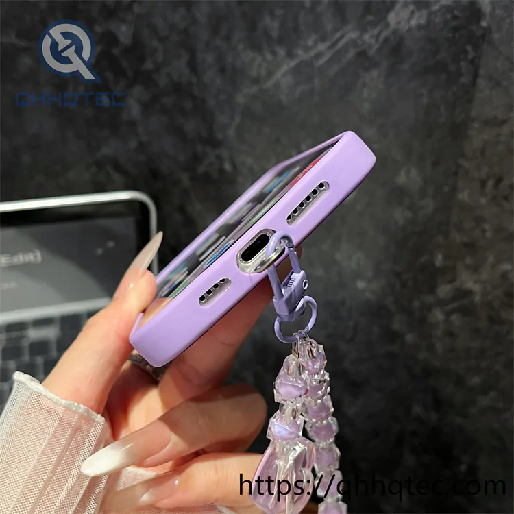 cute animal glitter diamonds chain case