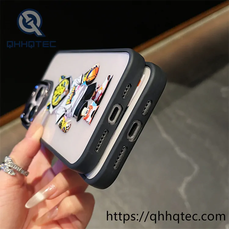 animal painting transparent phone case