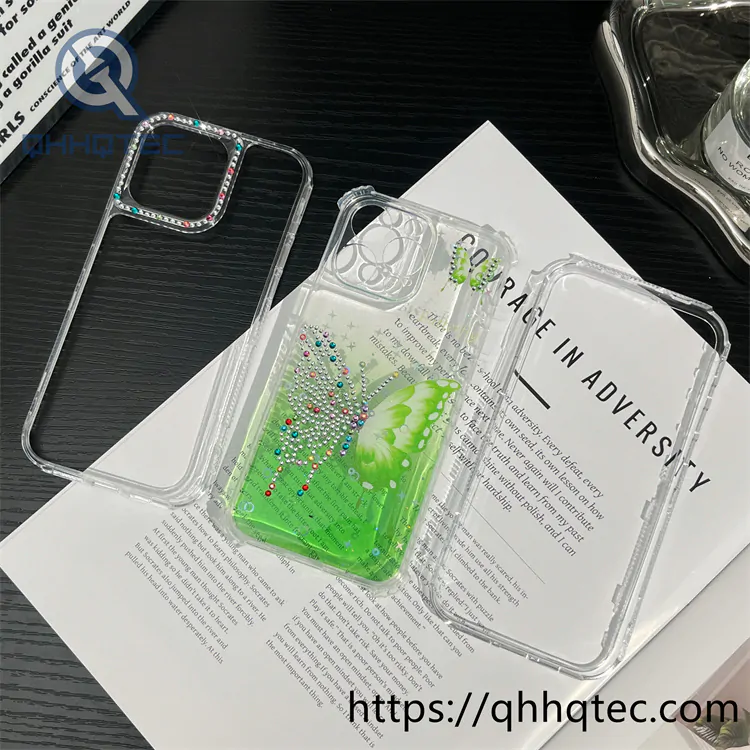 gradient butterfly 3 in 1 diamonds case