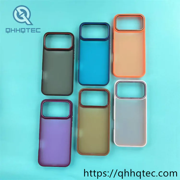 matte smooth transparent colored case