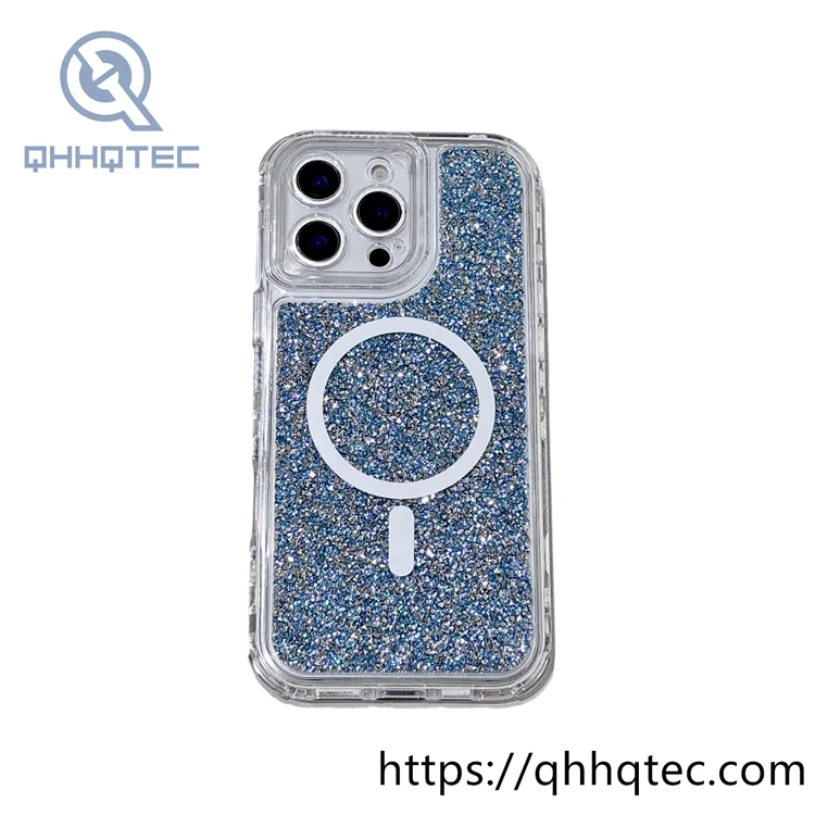 broken diamonds 3 in 1 colored magsafe case