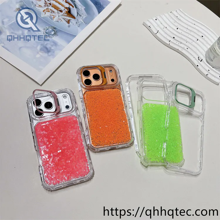 luminous design 3 in 1 sequins case