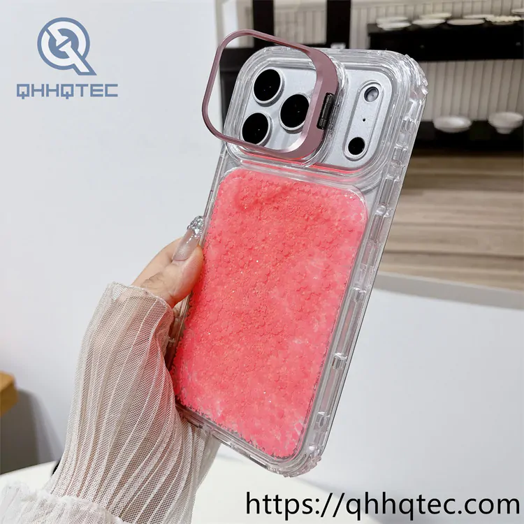 luminous design 3 in 1 sequins case