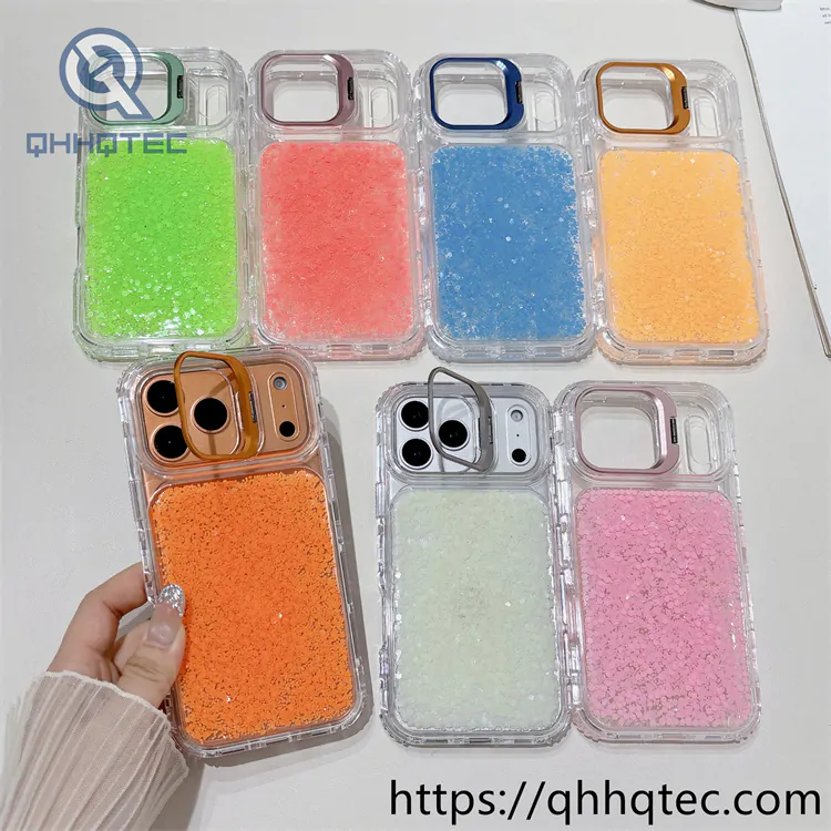 luminous design 3 in 1 sequins case