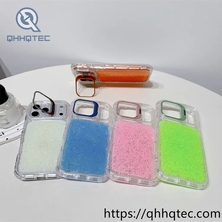 luminous design 3 in 1 sequins case