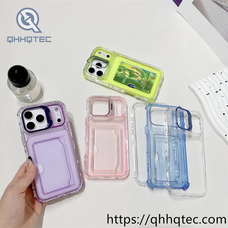 clear case 3 in 1 card bag pop case
