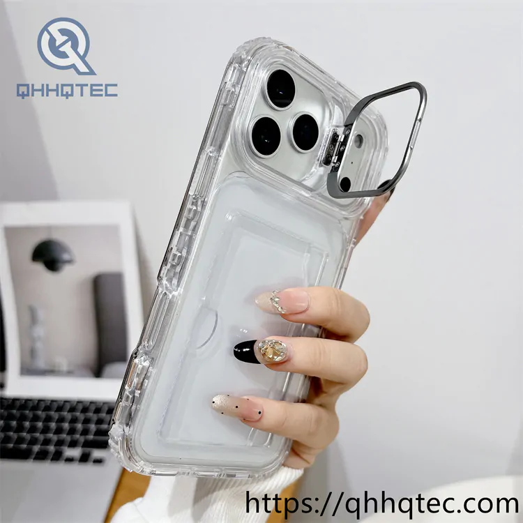 clear case 3 in 1 card bag pop case