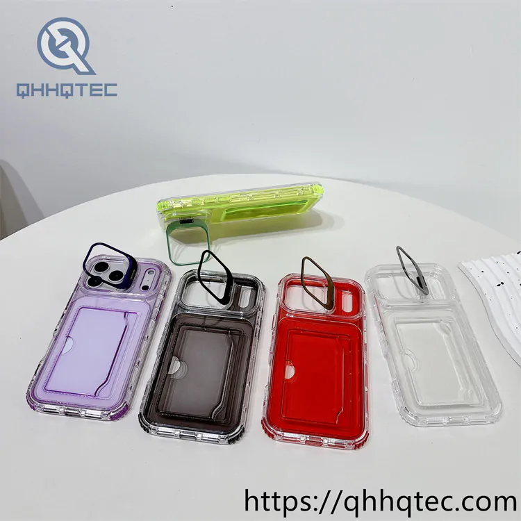 clear case 3 in 1 card bag pop case