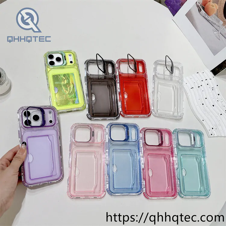 clear case 3 in 1 card bag pop case