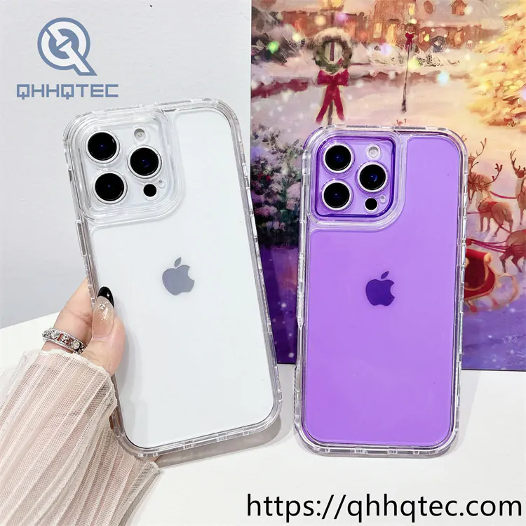 pro camera transparent 3 in 1 case