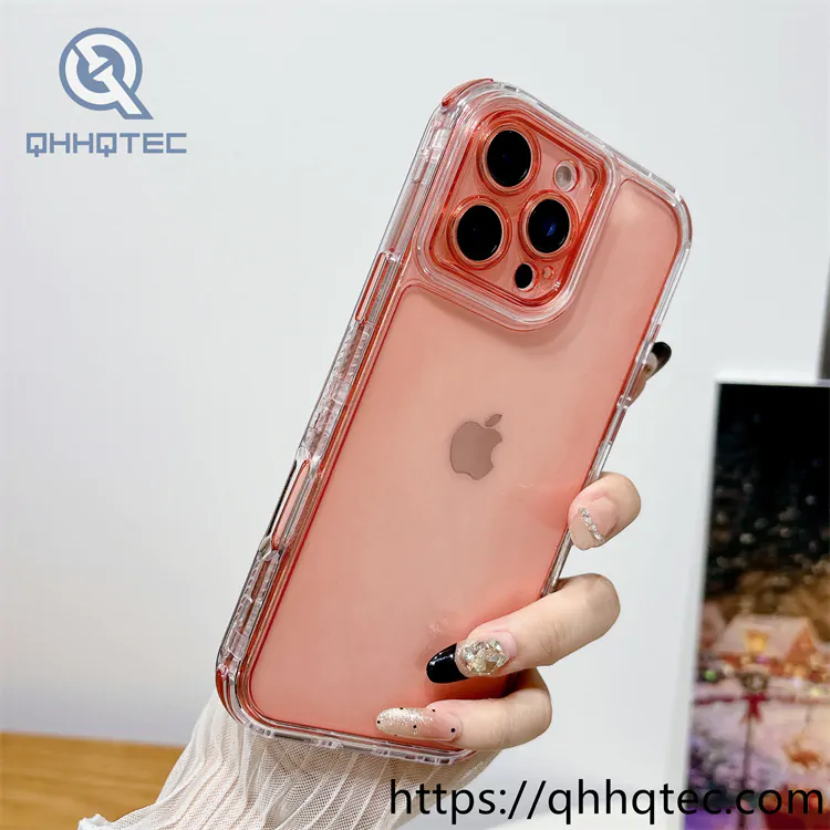 pro camera transparent 3 in 1 case