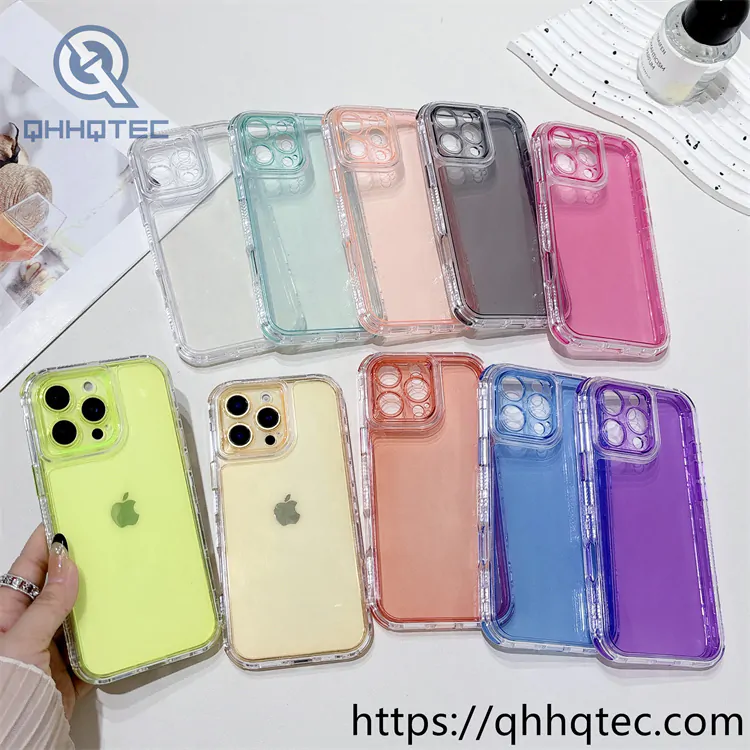 pro camera transparent 3 in 1 case